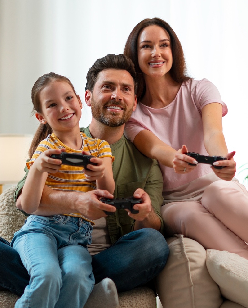 Family enjoying time together